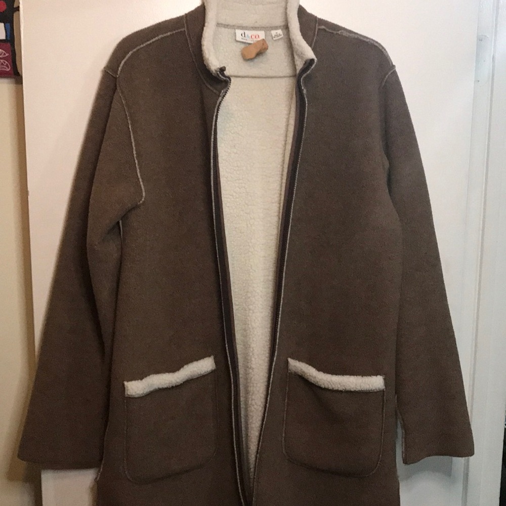Comfortable Jacket Faux Suede